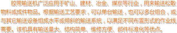 膠（jiāo）帶輸送機